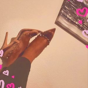 Fashion Nova clear stilettos